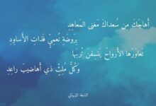 أهاجك من سعداك مغنى المعاهد